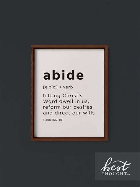 abide .
